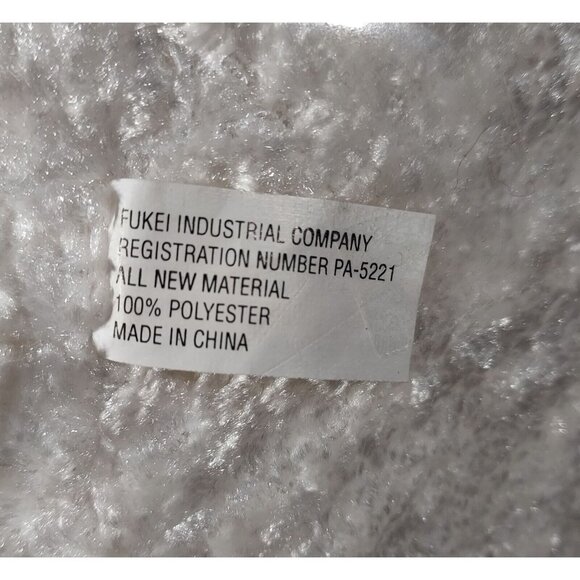 Snow Lady Plush In Red Velvet & Faux Fur Outfit Vintage 18" Tall - Picture 11 of 13